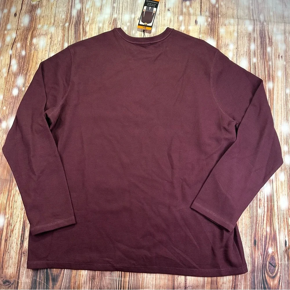 Banana Republic Men’s Textured‎ Double Knit Crew Pullover Long Sleeve Shirt XXL